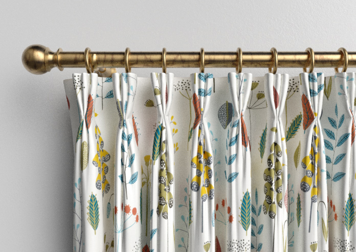 Amala, Teal - Made to Measure Curtains - Image 11